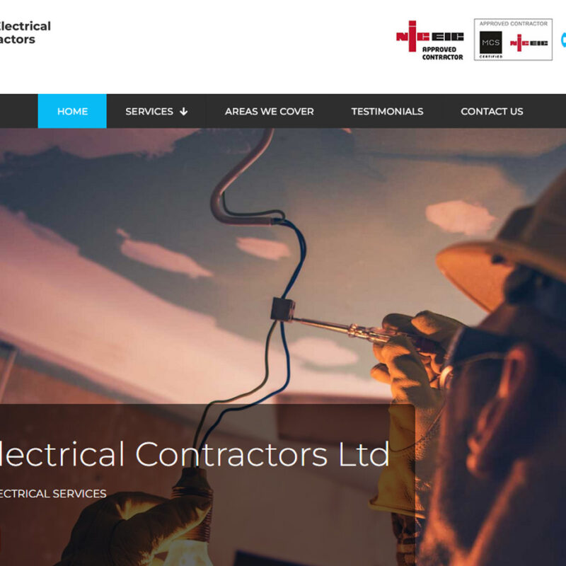Wordpress Website Design in Beverley by Weborchard Beverley Hull EastYorkshire for D and B Electrical Contractors in Winchester