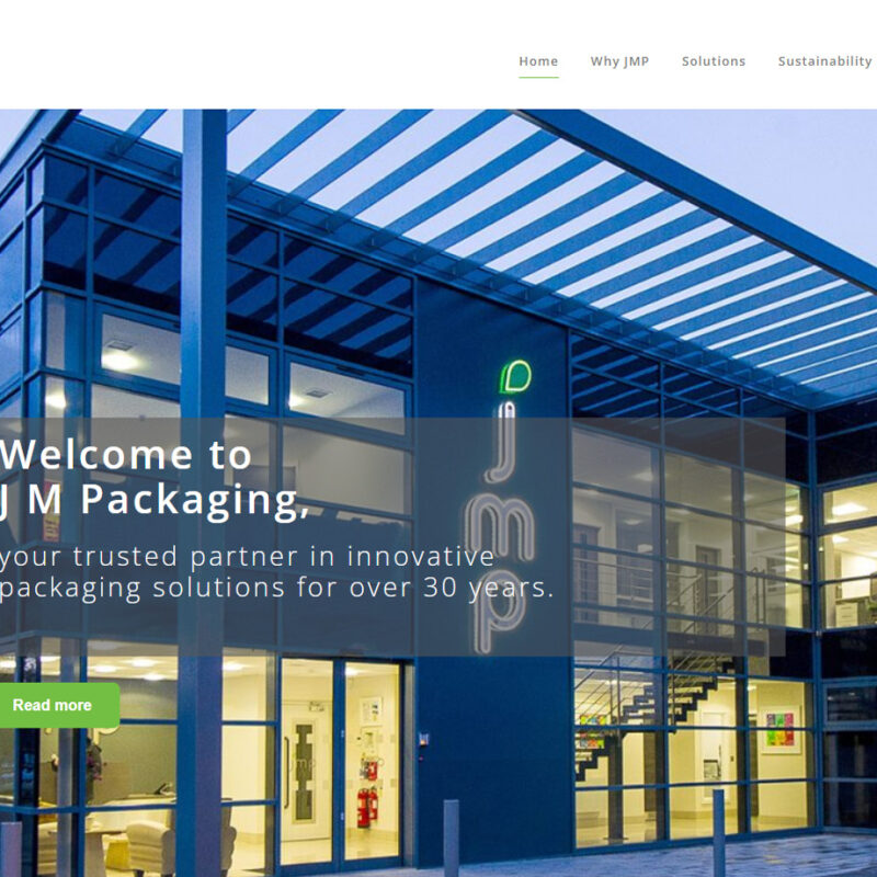 Wesbite design company in Beverley - Weborchard website design for JM Packaging in Malton North Yorkshire