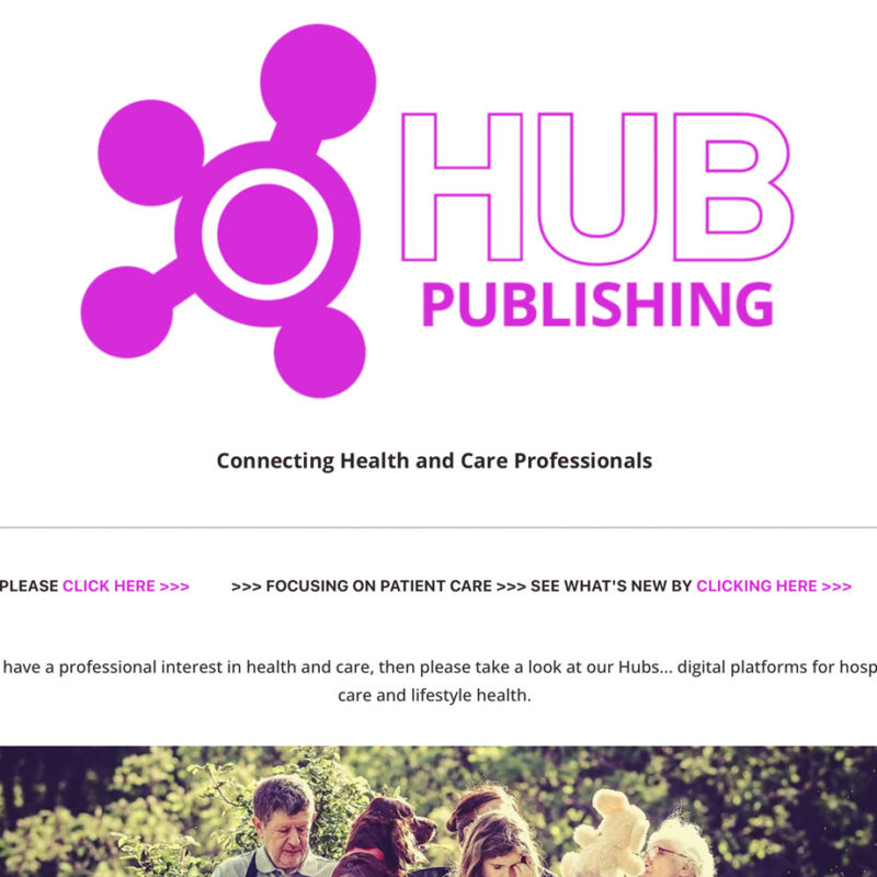 Weborchard website, HUB publishing connecting health care professionals, east riding of Yorkshire, beverley, wordpress web design
