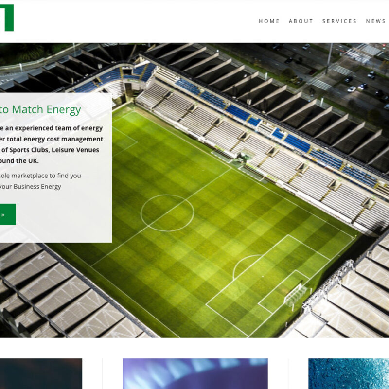 Wordpress website by Weborchard, Match Energy web design beverley, east riding of Yorkshire