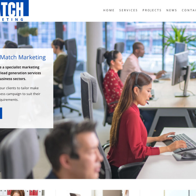 Website design with match marketing, weborchard web design transformation wordpress