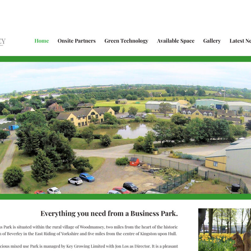 Beverley, east riding of yorkshire Woodmansey business park web design by weborchard, wordpress website