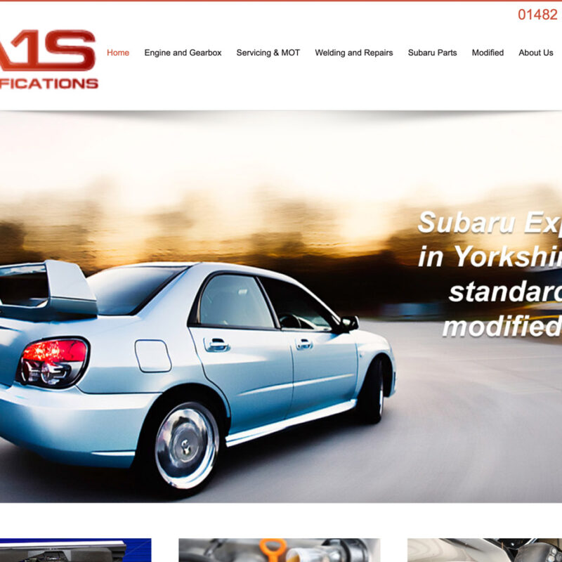 Responsive website design beverley, A1S modifications website by weborchard Wordpress web design