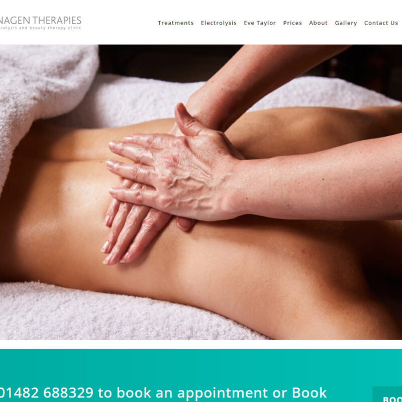 Website design in Beverley by Weborchard for Anagen Therapies Electrolysis and Beauty Therapy Clinic